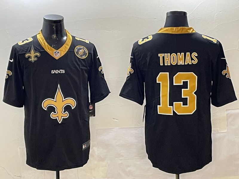 Men New Orleans Saints #13 Thomas Black Brigade standard 2025 Nike Limited NFL Jersey style 4